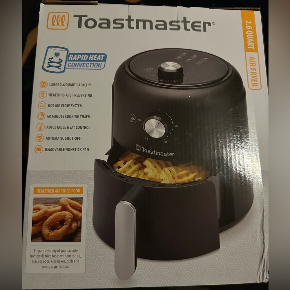 🆕 in Box Toastmaster 2.6qt Air Fryer